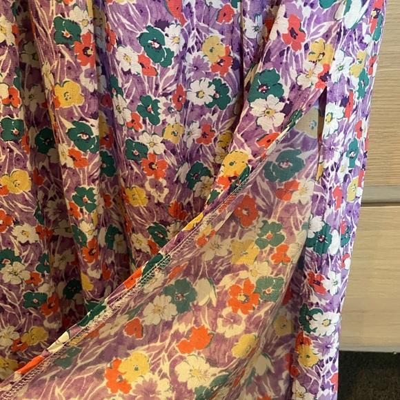 FAITHFULL the Brand RARE Cuesta Midi Skirt in Nefeli Print - Size 10 - Picture 14 of 15